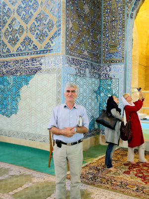 My Azari guide,  Ali Kheshtgar, Tabriz, Iran 2014